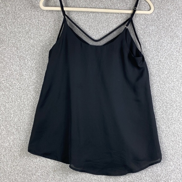 Lulu’s Sweet Fling black camisole coquette S minimalist y2k edgy office evening - Picture 9 of 12